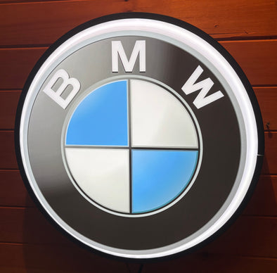 BMW 18" Backlit LED Button Sign Design #W5017