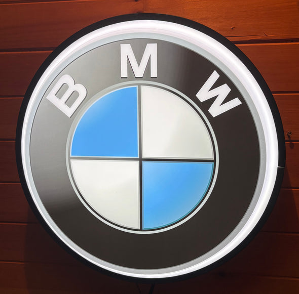 BMW 18" Backlit LED Button Sign Design #W5017
