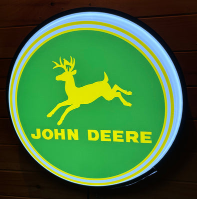 John Deere 18" Backlit Button Sign Design #W5032