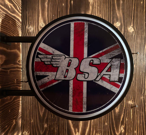 BSA 20" LED Fixed Flange Sign Design #F5045