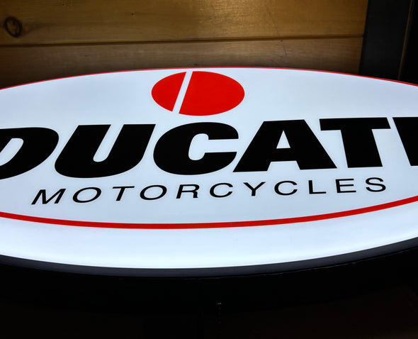 Ducati 32” Backlit LED Oval Sign Design #V7222