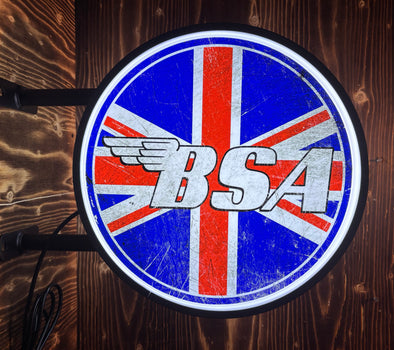 BSA 20" LED Fixed Flange Sign Design #F5045