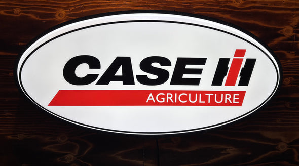 Case Agriculture 32" Backlit Led Oval Sign Design #V7228