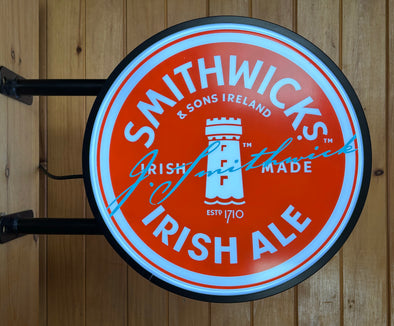 Smithwicks Irish Ale 20" Two Sided Fixed LED Lighted Sign Design #F7204