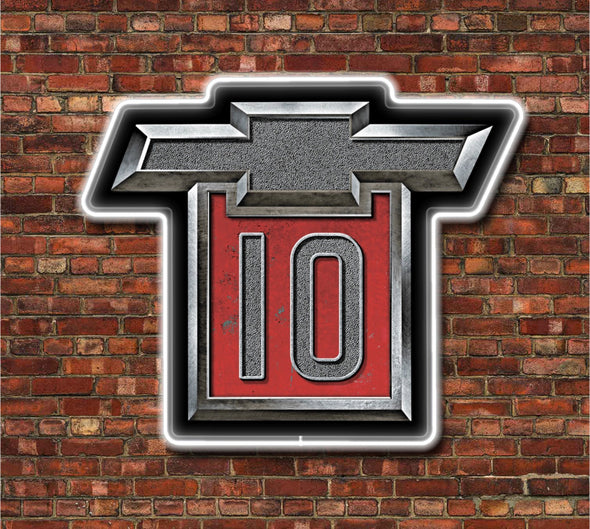 Chevy C/10 Die Cut Slim Profile LED Lighted Sign Design #SP1001