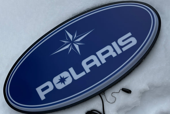 Polaris 32" Backlit LED Oval Sign Design # V7157