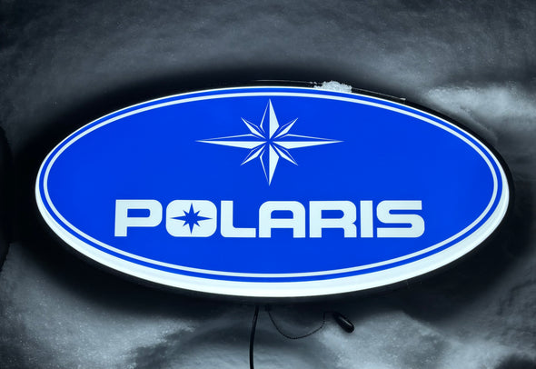 Polaris 32" Backlit LED Oval Sign Design # V7157