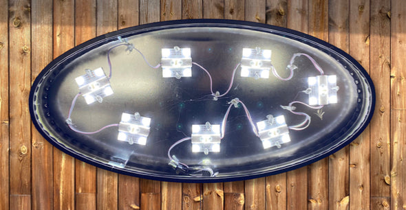 Carlson Racing Custom Designed 32” Backlit LED Oval Sign