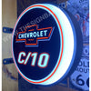 Chevy C/10 20’’ Led Fixed Flange Sign Design #F7114 Led Sign