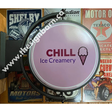 Chill Ice Creamery Custom Design Pivoting With Switch
