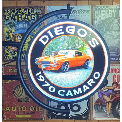 Diego’s Camaros Custom Designed Pivoting Light