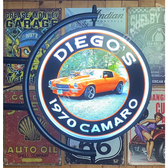 Diego’s Camaros Custom Designed Pivoting Light