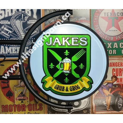 Jake’s Grub & Grog Custom Design 24’’ Pivoting