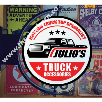 Julio’s Custom Designed 24’’ Rotating Led Lighted Sign