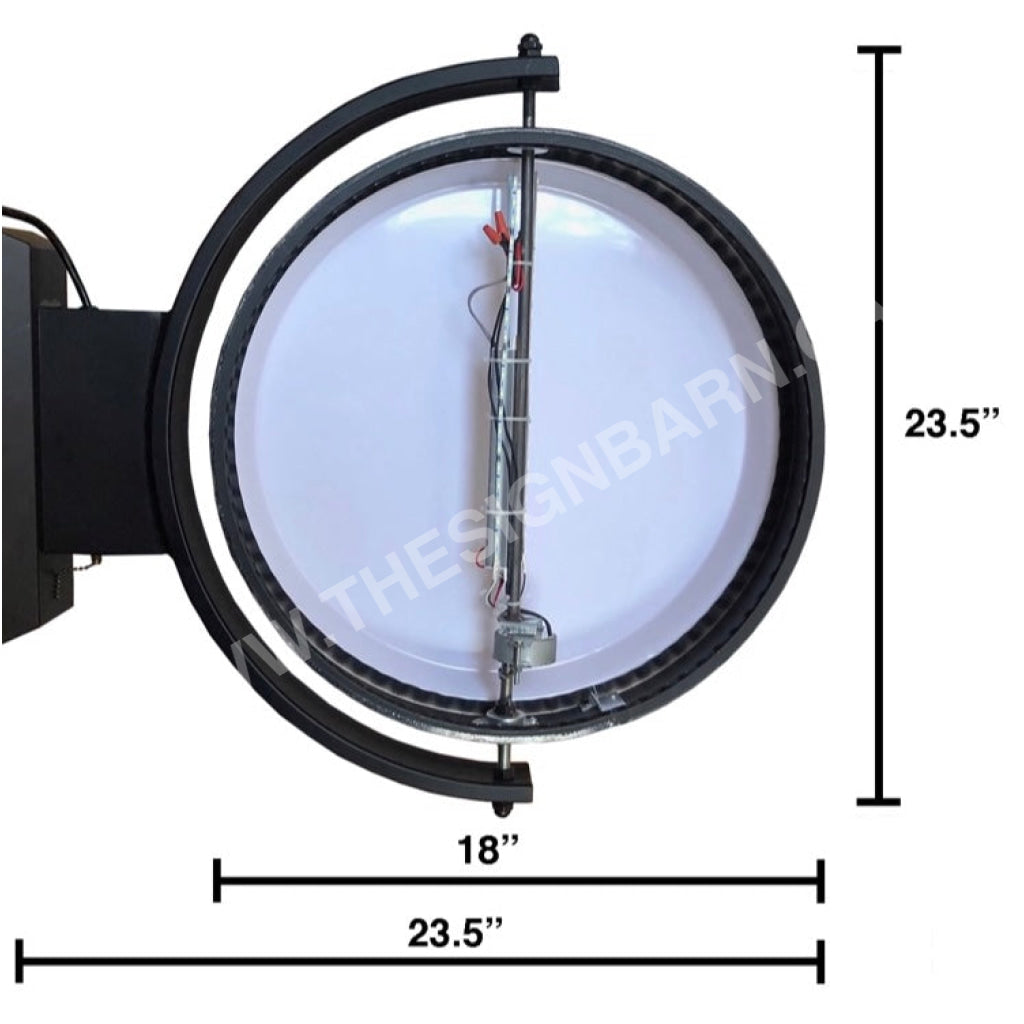 Kenworth 24” Rotating LED Lighted Sign Design #S7136 – The Sign Barn