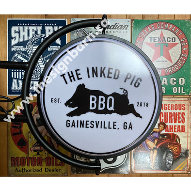 The Inked Pig Custom Design 24’’ Pivoting